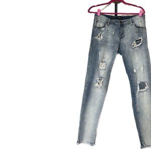 Taylor Tomboy Cuffed Straight Leg Jeans